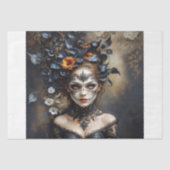 Mitternachtsmasquerade - Elegantes Ambiente Seidenpapier (Vorderseite)