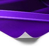 Mitternachtsmasquerade Imitate Jewel Lila Poster (Ecke)