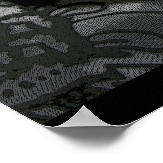 Mitternachtsmasquerade Poster (Ecke)