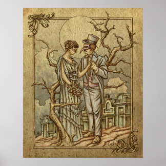 "Mitternachtsmasquerade" Poster