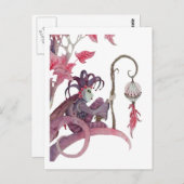 Mitternachtsmasquerade Postkarte (Vorne/Hinten)