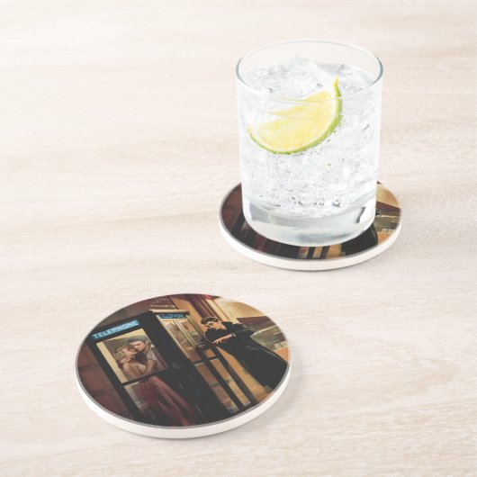 Mitternachtsmatinee Getränkeuntersetzer (Seite)