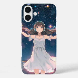 Mitternachtsmelodien iPhone 16 Plus Hülle