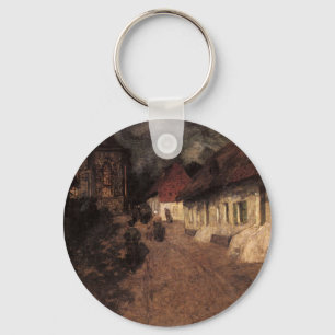 Mitternachtsmesse durch Fritten Thaulow Schlüsselanhänger