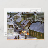 Mitternachtsmesse, Kunstmalerei Postkarte (Vorne/Hinten)