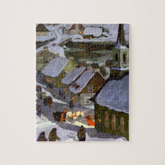 Mitternachtsmesse, Kunstmalerei Puzzle (Vertikal)