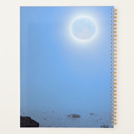 Mitternachtsmond | Arktis, Svalbard Planer (Rückseite)