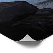Mitternachtsmond | Arktis, Svalbard Poster (Ecke)