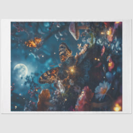 Mitternachtsmoth Mushroom Seidenpapier