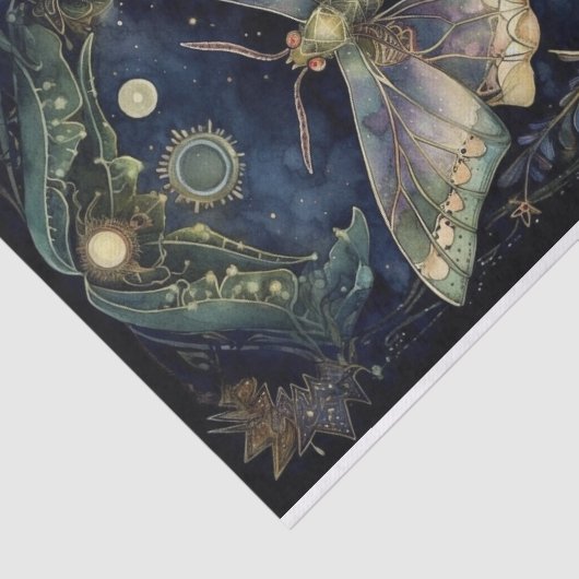 Mitternachtsmoth Seidenpapier (Ausschnitt)