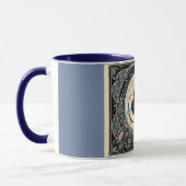 Mitternachtsmuse in einem Blütenmondrahmen Tasse (Links)