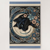 Mitternachtsmuse in versteinerten Moon-Rahmen Puzzle (Vertikal)