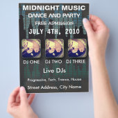 Mitternachtsmusik-Flyer Flyer (Hand)