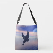 Mitternachtspegasus Tragetaschen Mit Langen Trägern (Rückseite)