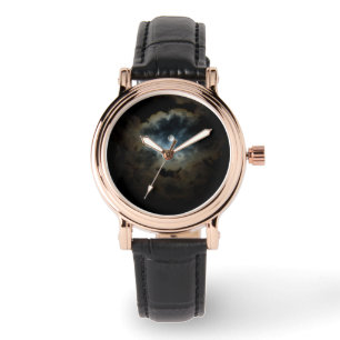 Mitternachtsperle Armbanduhr