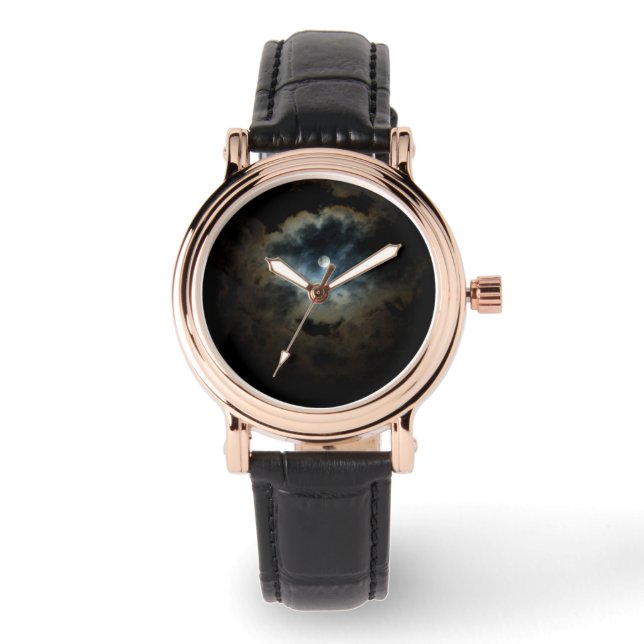 Mitternachtsperle Armbanduhr (Vorderseite)