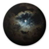 Mitternachtsperle Keramikknauf (Vorderseite)