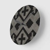 Mitternachtsreise I Runde Wanduhr (Winkel)