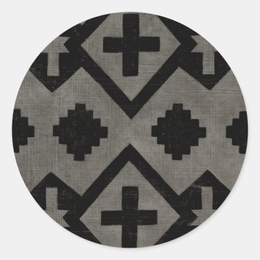 Mitternachtsreise I Runder Aufkleber (Vorderseite)