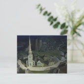 Mitternachtsreise von Paul Revere, 1931 von Wood Postkarte (Stehend Vorderseite)