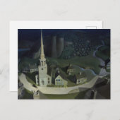 Mitternachtsreise von Paul Revere, 1931 von Wood Postkarte (Vorne/Hinten)