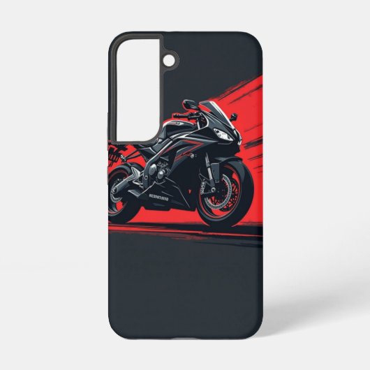 Mitternachtsreiter | Bold Motorrad Samsung Case Galaxy Hülle (Rückseite)