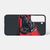 Mitternachtsreiter | Bold Motorrad Samsung Case Galaxy Hülle (Rückseite (Horizontal))