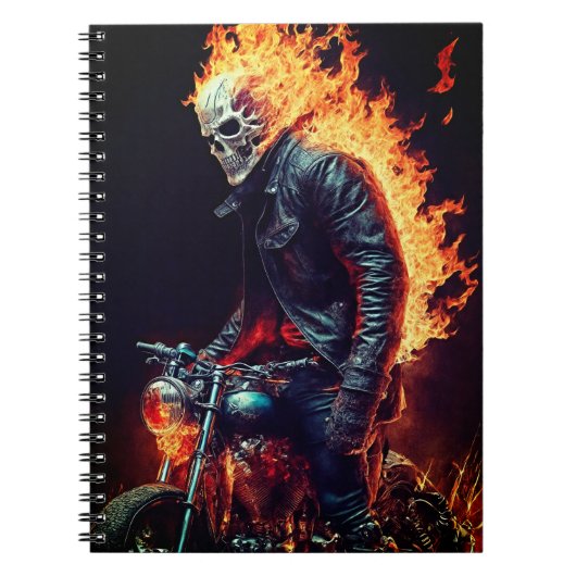 Mitternachtsreiter Notizblock (Vorderseite)