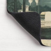 Mitternachtsrennen auf dem Mississippi, 1875 Mousepad (Ecke)