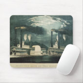 Mitternachtsrennen auf dem Mississippi, 1875 Mousepad (Mit Mouse)