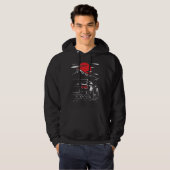 Mitternachtsrennen: Red Moon Racing Car Hoodie (Vorne ganz)