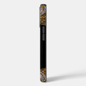 Mitternachtsromantisches Barock-Girly-Monogramm 6/ Case-Mate iPhone Hülle (Rückseite / Links)