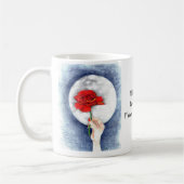 "MitternachtsRose " Kaffeetasse (Links)