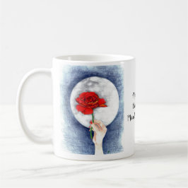 "MitternachtsRose " Kaffeetasse