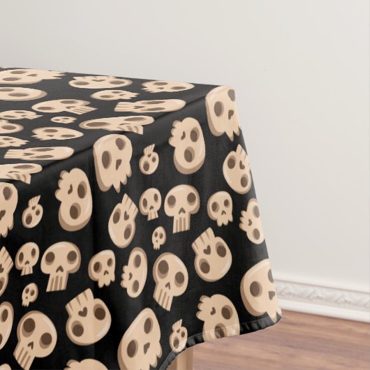 Mitternachtsschädel Tischdecke (Beispiel)