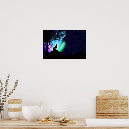 Mitternachtsschale Poster (Küche)