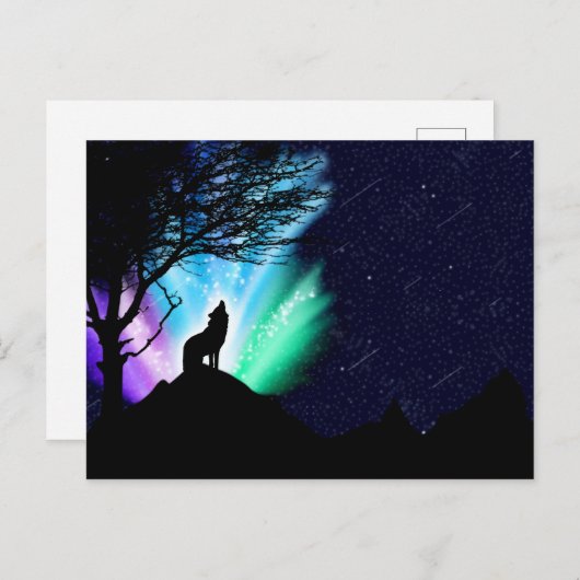 Mitternachtsschale Postkarte (Vorne/Hinten)