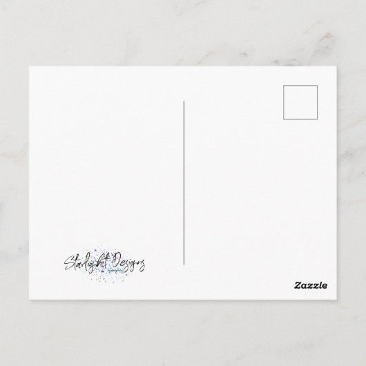 Mitternachtsschale Postkarte (Rückseite)