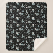 Mitternachtsschläfriger kleine Waldkreuzer Sherpadecke (Vorderseite)