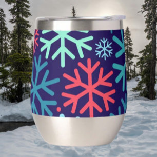Mitternachtsschneefall Stemless Weine Tumbler