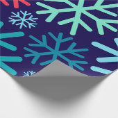 Mitternachtsschneefallpapier Geschenkpapier (Ecke)