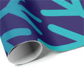 Mitternachtsschneefallpapier Geschenkpapier (Rolleneckpunkt)