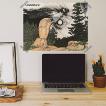 Mitternachtsschneesturm Colorado