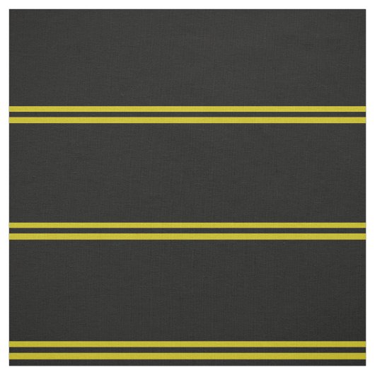 Mitternachtsschwarzes, Gold striped Entwurf Stoff (Muster)