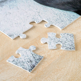 Mitternachtssitze für eine Pose Puzzle