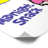 MitternachtsSnack Cupcake Poster (Ecke)