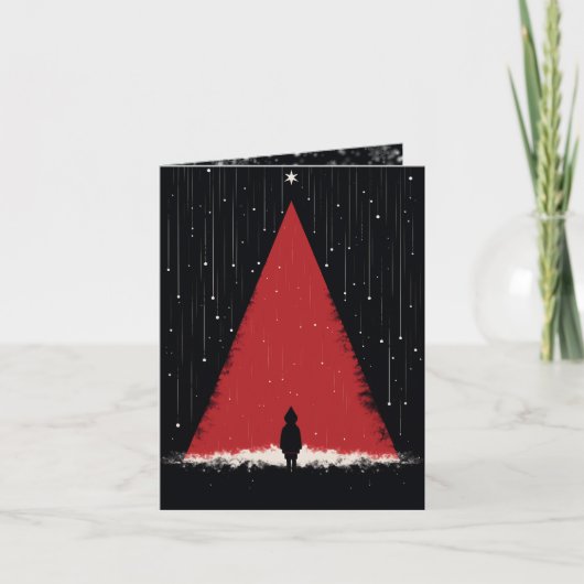 Mitternachtssolstice: Ein gotisches Weihnachten Karte (Vorderseite)