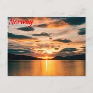 Mitternachtssonne, Nordnorwegen Postkarte