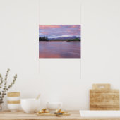 Mitternachtssonne über dem MacKenzie River Poster (Küche)