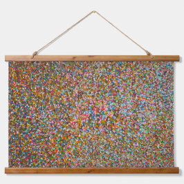 Mitternachtssonne Wandteppich Mit Holzrahmen